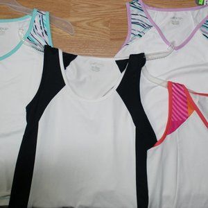 (LOT OF 4) BCG Women's Sleeveless Tennis Shirts